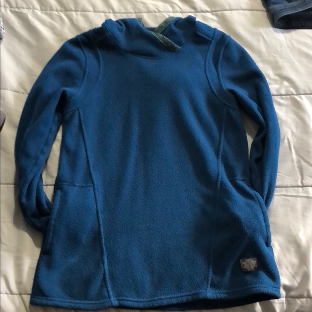 Toad & Co hooded fleece tunic